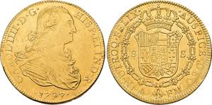 MEXIKO   Carlos IV. 1788-1808, Mexico City.8 ... 