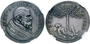 VATIKANSTAAT   Sixtus V. Peretti. 1585-1590, ... 