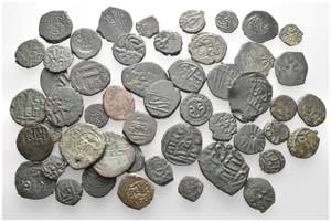 LOTS  o.J. Islamische Münzen. 50 div. ... 