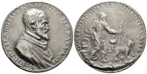 ITALIEN  Große Medaille o.J. (1561; Leone ... 