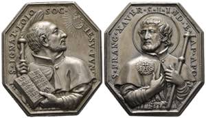 ITALIEN  Achteckige Medaille o.J. (18. Jh.; ... 