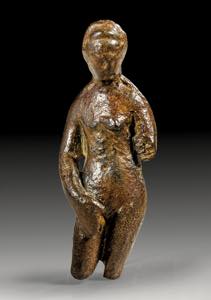 OBJEKTE AUS METALL    Venusstatuette. ... 