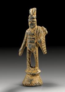 OBJEKTE AUS METALL    Mercurstatuette auf ... 