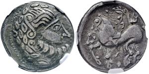 Tetradrachme. 2. Jh. v. Chr. Typ Baumreiter. ... 