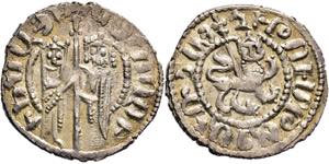 Hetoum I. und Zabel. 1226-1271, Tram o.J. ... 
