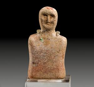 Flaches anthropomorphes Idol. ... 