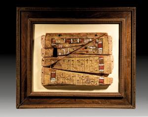 Fragment (Brett) von der Innenseite des ... 