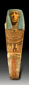 Sargfragment. Oberteil des anthropoiden ... 