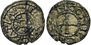 Karl der Kahle. 843-877, Langres.Denier o.J. ... 