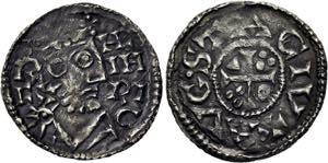 Heinrich II. 1047-1063, Denar o.J. Gekrönte ... 