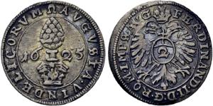 1/2 Batzen 1625 (fast vz); Pfennig 1766 ... 