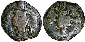 Uncia. AES GRAVE. Um 220 v. Chr. Kröte. ... 