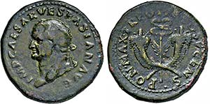 VESPASIANUS. 69-79, Rom oder ... 