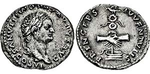 DOMITIANUS. 81-96, Denar. Als Caesar. ... 