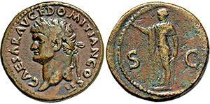 DOMITIANUS. 81-96, As. Als Caesar. ... 