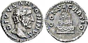 ANTONINUS PIUS. 138-161, Denar. Postum. ... 