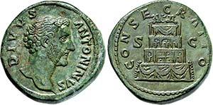 ANTONINUS PIUS. 138-161, Sesterz. Postum. ... 