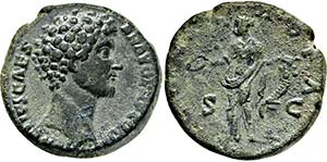 MARCUS AURELIUS. 161-180, Lot Bronzen. ... 