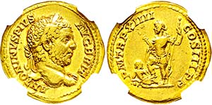 CARACALLA. 198-217, Aureus. ANTONINVS PIVS ... 