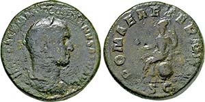 GORDIANUS I. AFRICANUS. 238-, Sesterz. ... 