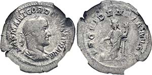 GORDIANUS II. AFRICANUS. 238-, Denar. ... 