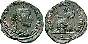 TREBONIANUS GALLUS. 251-253, Sesterz. ... 