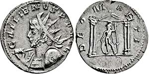 GALLIENUS. 253-268, Colonia.Antoninian. ... 