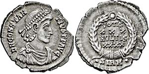 CONSTANTIUS II. 337-361, Sirmium.Siliqua.. ... 