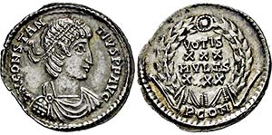 CONSTANTIUS II. 337-361, Arelate.Siliqua.. ... 