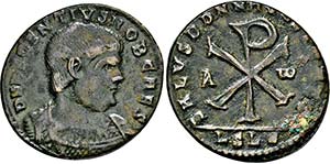 DECENTIUS. 351-353, Lugdunum.Maiorina. ... 