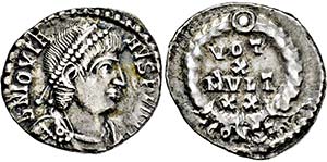 JOVIANUS. 363-364, Arelate.Siliqua.. ... 