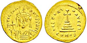TIBERIUS II. CONSTANTINUS. 578-582, Solidus. ... 