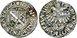 REGENSBURG, BISTUM   - Johann III. Pfalzgraf ... 
