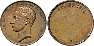 Napoléon III. 1852-1870, Bronzemedaille ... 