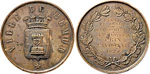 III. République. 1871-1940, Bronzemedaille ... 