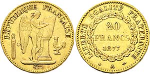 III. République. 1871-1940, Paris.20 Francs ... 
