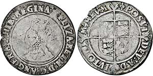 Elizabeth I. 1558-1603, Shilling o.J. mit ... 
