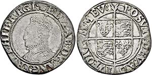 Elizabeth I. 1558-1603, Shilling o.J. (6th ... 