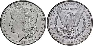 San Francisco.Morgan Dollar 1898 S.  KM 110. ... 