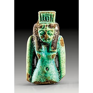 AEGYPTIACA   - Oberteil einer Frauenfigur ... 