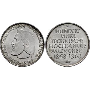 MÜNCHEN, STADT   - Medaille 1968 (signiert ... 