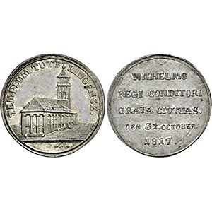 TUTTLINGEN, STADT   - Medaille 1817 (Stempel ... 