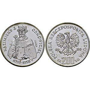 POLEN   - Volksrepublik. 1945-1989, 200 ... 