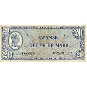 DEUTSCHLAND   - o.J. 20 Deutsche Mark ... 