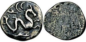 Silber zu 10 Asses(?). 3. Jh. v. Chr. ... 