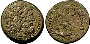 PTOLEMAIOS III. EUERGETES. 246-221, AE-40 ... 