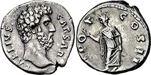 AELIUS. MITREGENT D. HADRIANUS. 136-138, ... 