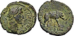 ANTONINUS PIUS. 138-161, As. Belorbeerter ... 