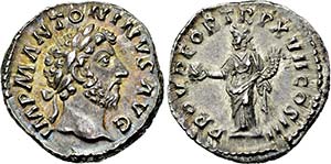 MARCUS AURELIUS. 161-180, Denar. ... 