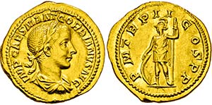 GORDIANUS III. 238-244, Aureus. IMP CAES M ... 